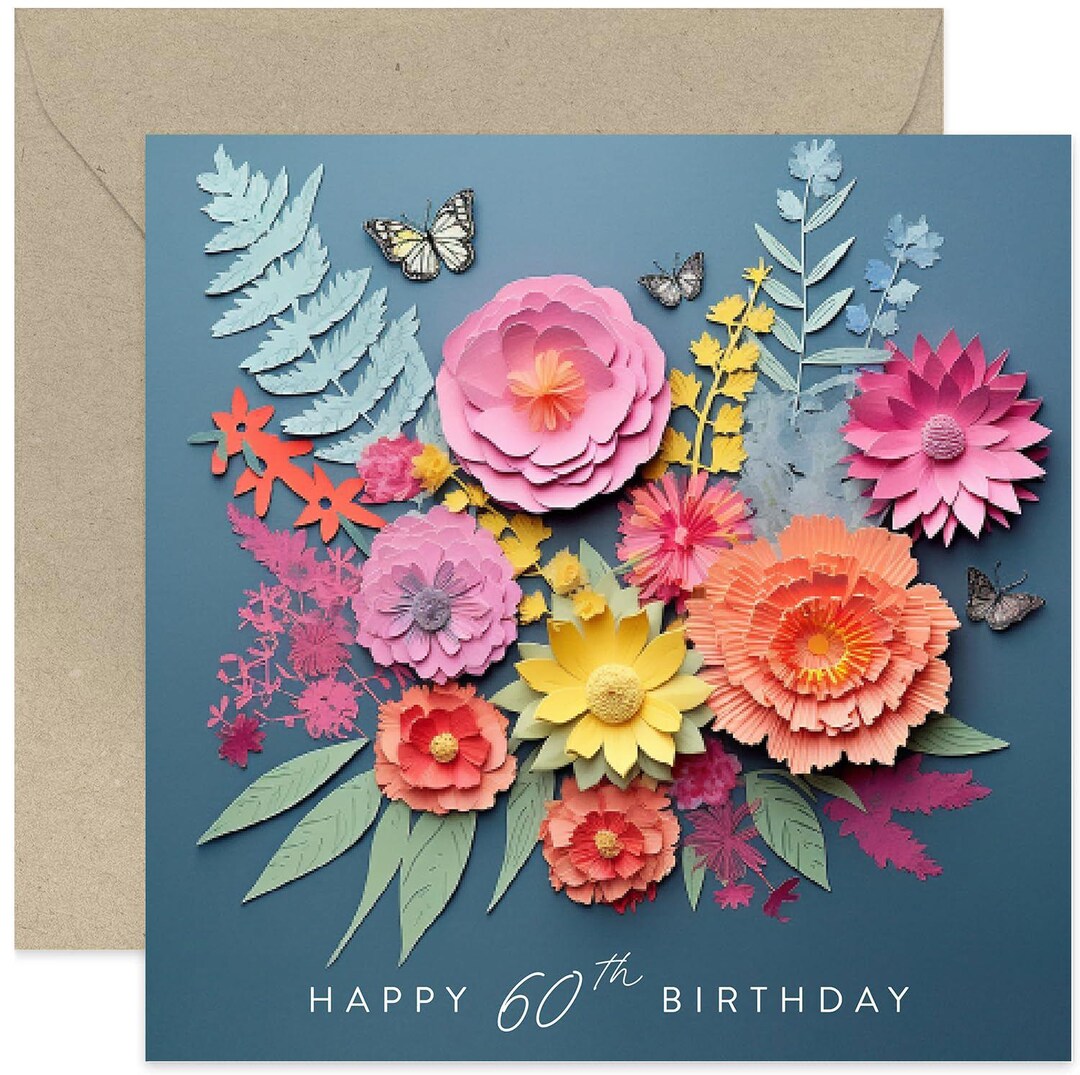 60th Birthday Cards for Best Friend - Age 60 - Birthday Card for Female ...