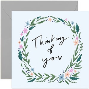 Thinking of You Card - Sympathy Card - Supportive Greeting Card - Card For Friends and Family - Friendship Card - Kindness Card