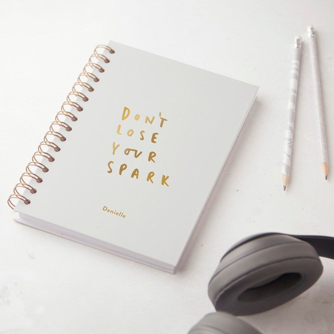 Don't Lose Your Spark Hardback Notebook A5 Lined - Etsy UK
