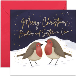 Brother and Sister-in-Law Christmas Card - Christmas Card - Holiday Card - Merry Christmas Card - Xmas Card - Seasonal Card  - Christmas