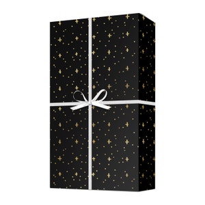 Blue Stars Wrapping Paper Sheets 59cm X 81cm Eco Friendly Recyclable  Premium Gift Wrap Large Rolls of Wrapping Paper 