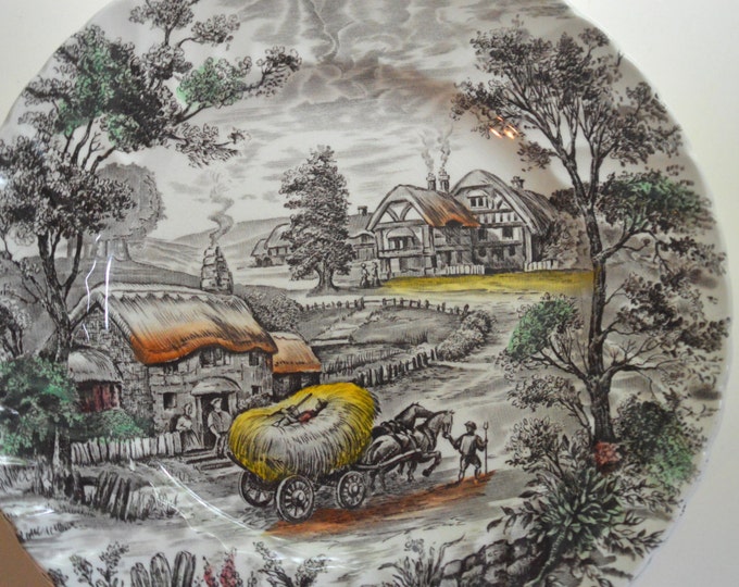 Yorkshire Staffordshire Ironstone Plates 4405 Set of 5 Etsy