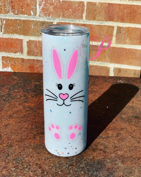 PEEPS Easter Bunny Inspired Glitter Custom Stainless Steel 