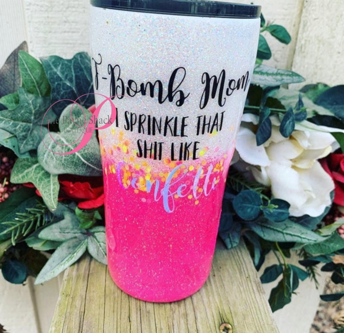 f bomb confetti cup