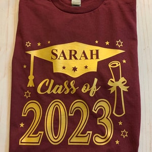 Achiever Graduation Shirts, Class of 2023 Senior Graduation Shirt, Family Graduation Shirts, Senior Shirts, Class of 2024 Graduation Shirts zdjęcie 8