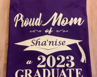 My Heart Class of 2024 Graduation T-Shirt, Family Graduation Shirts, Proud Mom Graduation Shirts, Senior Shirts