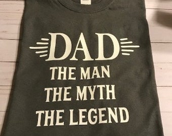Download Dad the Man the Myth the Legend svg Dad Tshirt svg Fathers day