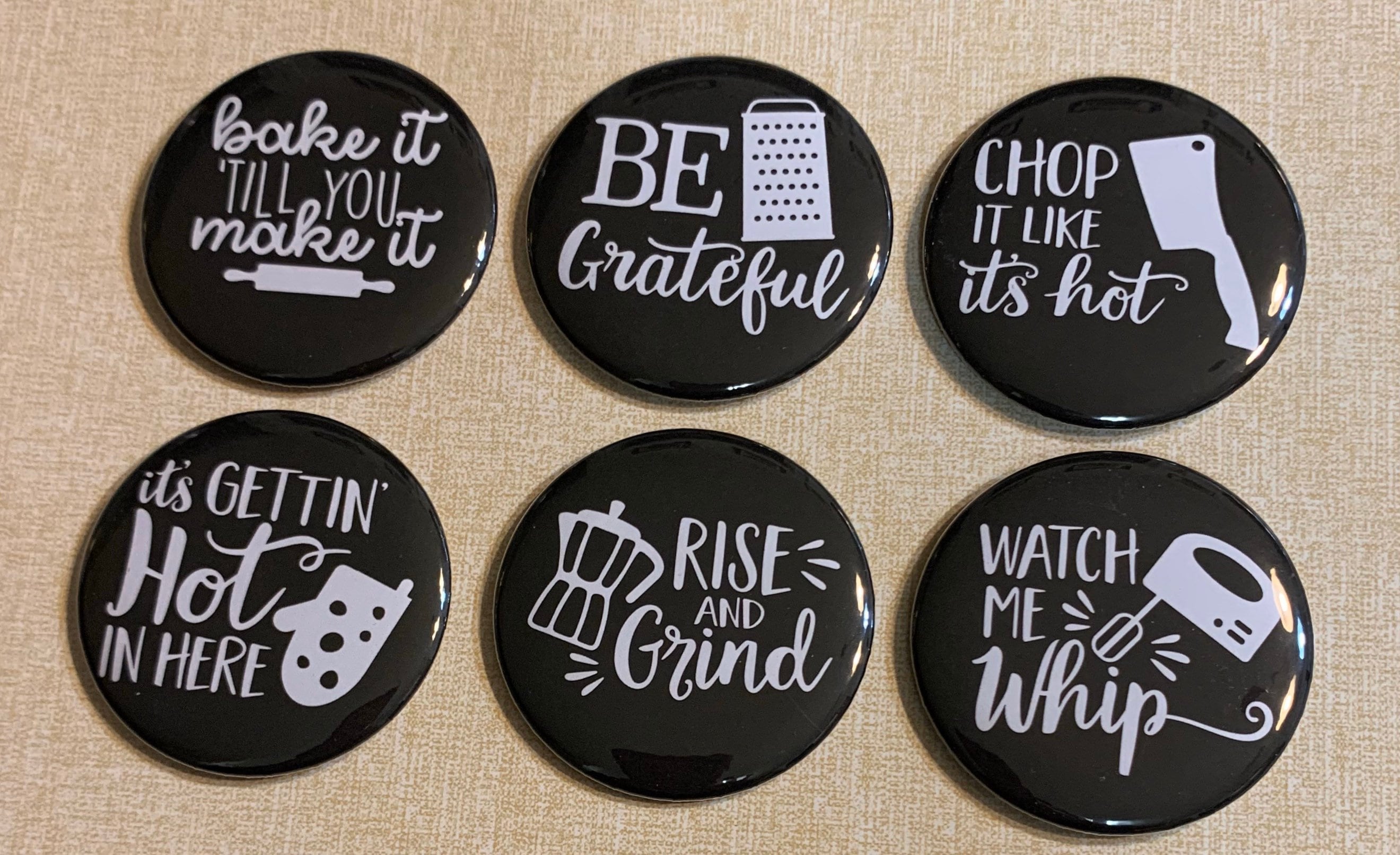 Funny Kitchen Set of 6 Refrigerator Etsy