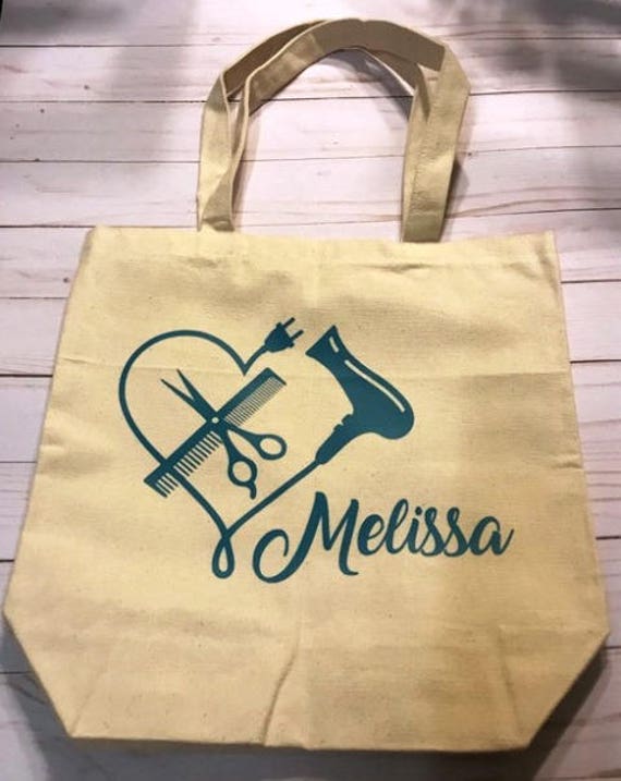 Blow Dryer Hair Stylist Tote Etsy