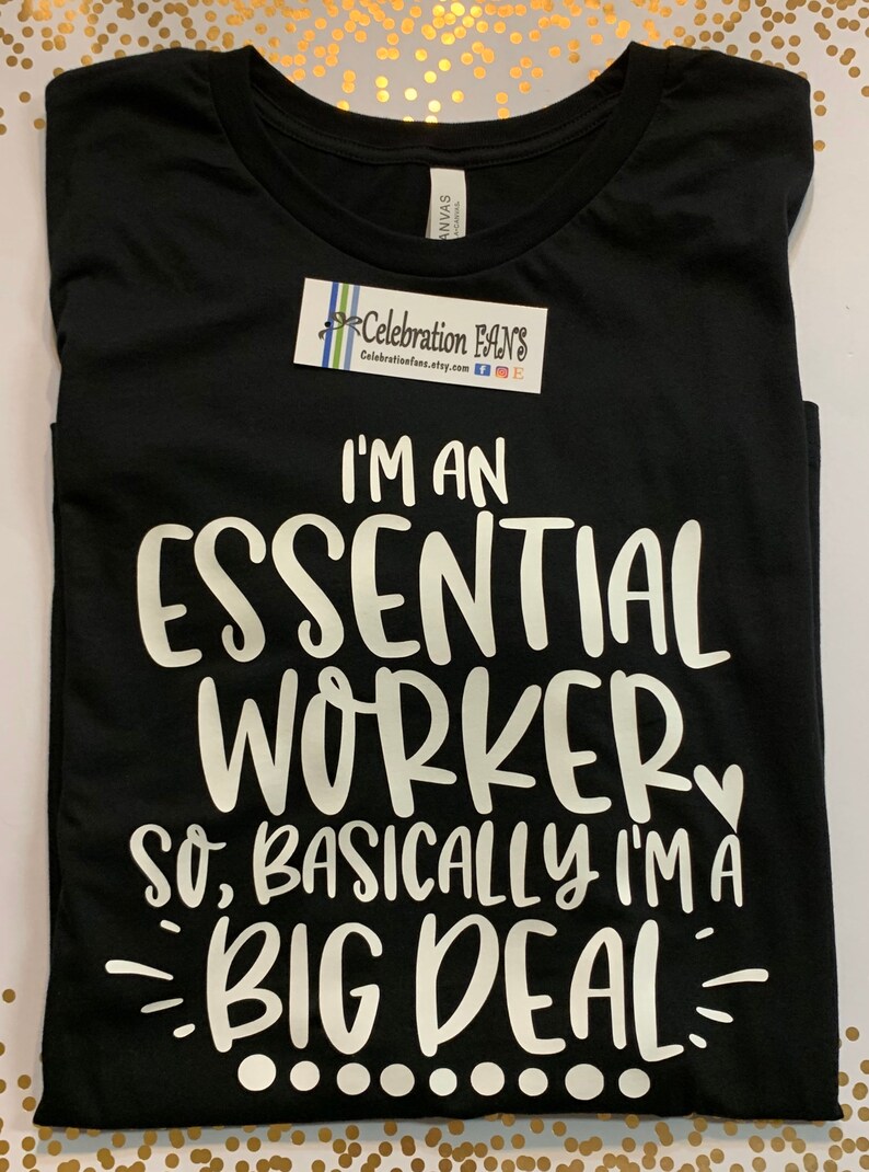 essential worker t shirt design