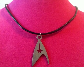 Stainless Steel Star Trek Necklace