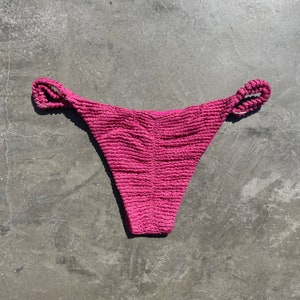 Red Bikini Bottom Sayang Cheeky Bikini Sustainable Swim 