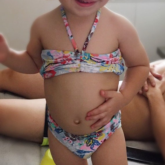Bebé Bikini Bebé Niña Traje de baño para bebé floral sueño - Etsy