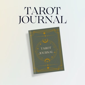 Digitales Tarot-Journal, tägliche Kartenlegung, Tarot-Auflagen, Tarot-Arbeitsbuch, Notizbuch, Planer, Witchy, Grimoire, Orakel, Deck, druckbare PDF-Datei