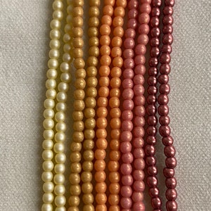 3mm Glass Pearl Beads