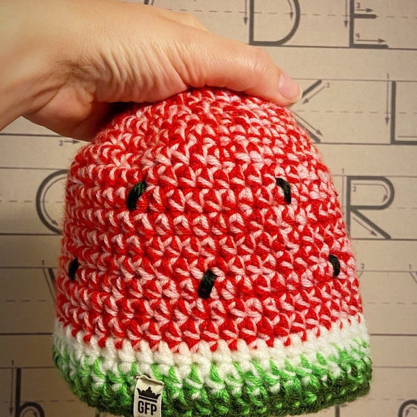 Watermelon Hat Etsy