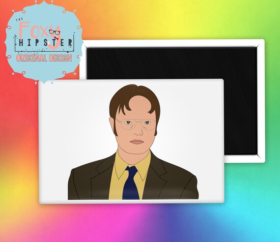 thumbnail image 2 of The Office Dwight Schrute Wanted Poster Magnet - Funny Fridge Magnet For Fans, 2x3 Inches 2 of 5