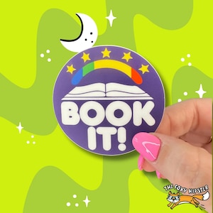 BOOK IT Nostalgic Vinyl Sticker