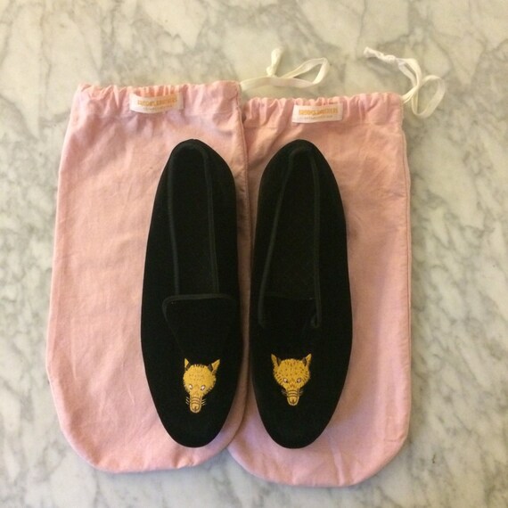 brooks brothers velvet slippers