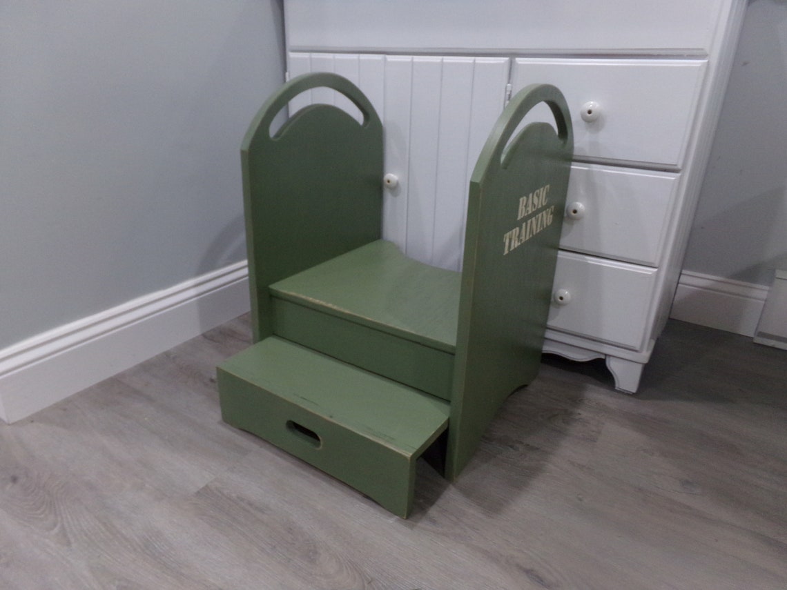 Potty Training Step Stool Basic Training Etsy