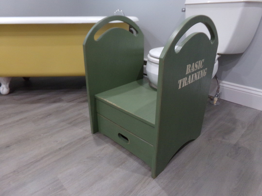 Potty Training Step Stool Basic Training Etsy
