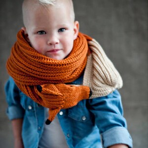 KNITTING PATTERN, Fox Scarf by Nina Führer, detailed instruction in english and german image 5