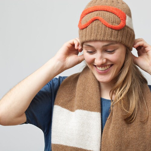 Ski Goggles Hat Etsy