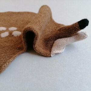 KNITTING PATTERN, Deer Scarf by Nina Führer, detailed instruction for a knitted scarf image 5