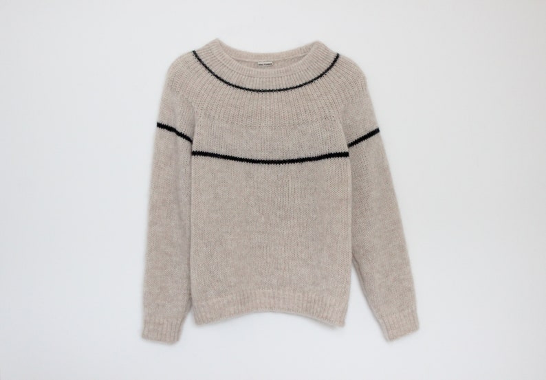 Geometric Beige Jumper image 6