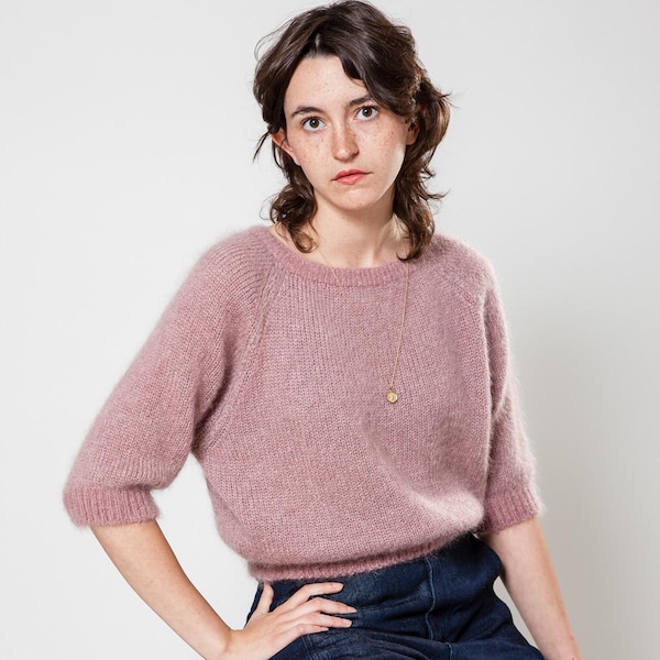 3/4 Sleeve Mohair Jumper