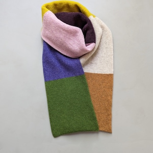 plain colorful striped scarf with 7 colours image 5