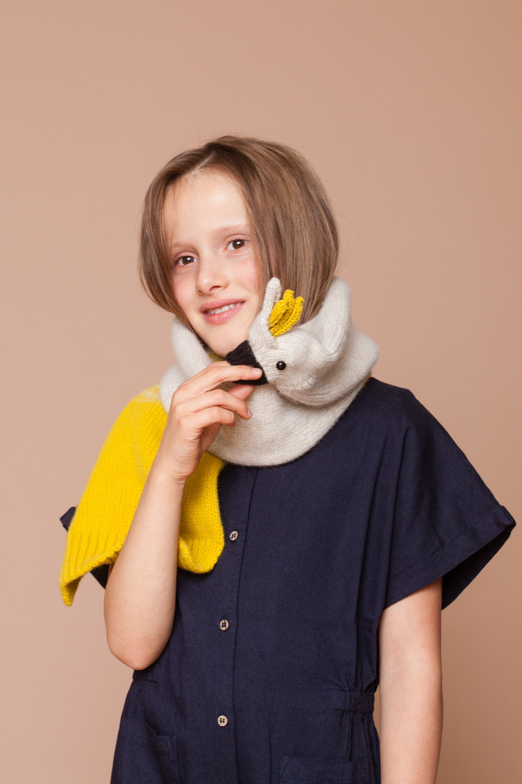 Kakaduschal für Kinder aus Lammwolle | Etsy