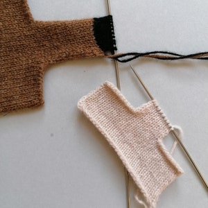 KNITTING PATTERN, Deer Scarf by Nina Führer, detailed instruction for a knitted scarf image 9