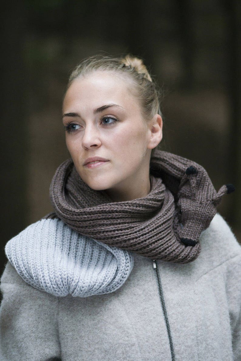 KNITTING PATTERN, Fox Scarf by Nina Führer, detailed instruction in english and german image 6
