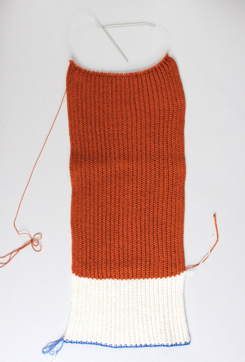 KNITTING PATTERN, Fox Scarf by Nina Führer, detailed instruction in english and german image 2