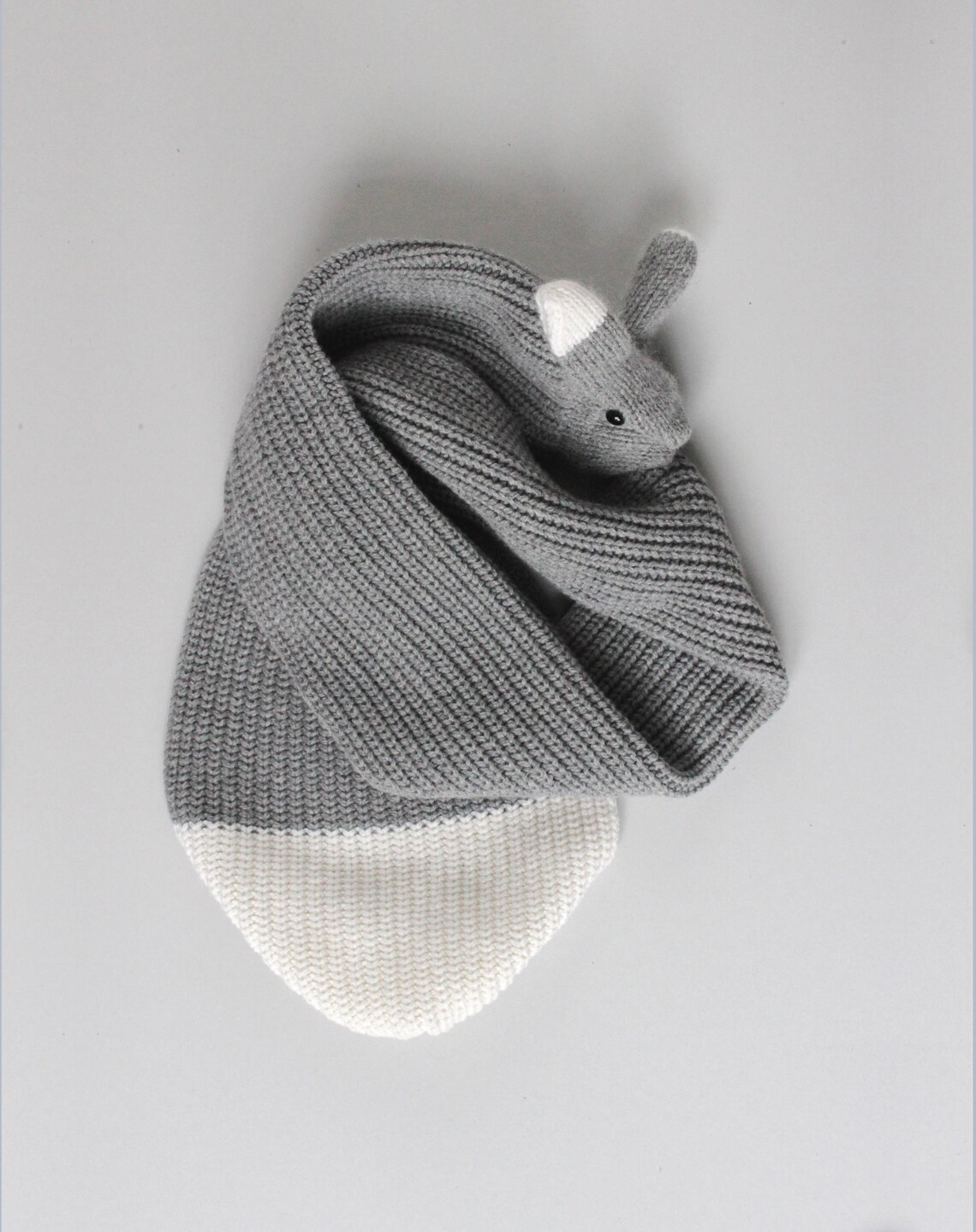 Rabbit Scarf Chunky Knit Scarf Year of the Rabbit - Etsy UK