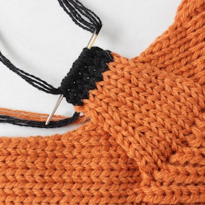 KNITTING PATTERN, Fox Scarf by Nina Führer, detailed instruction in english and german image 4