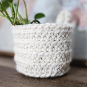 Crochet Basket Planter Pattern