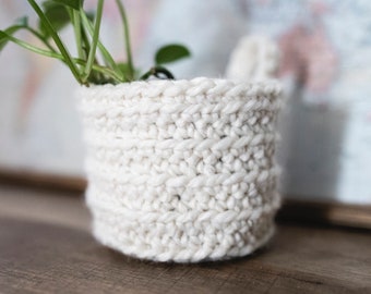 Crochet Basket Planter Pattern