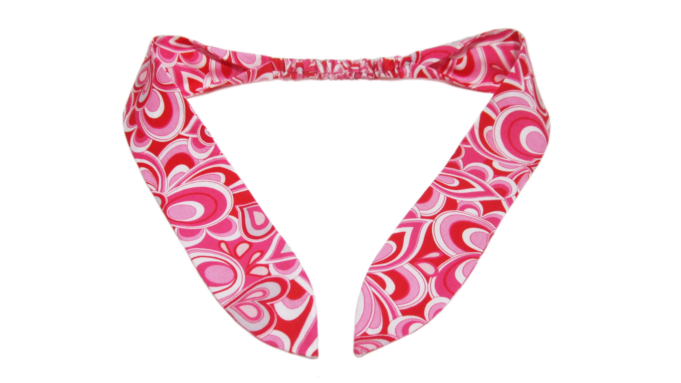 Valentine Headbands for Adult Women Red Pink and White Heart Etsy