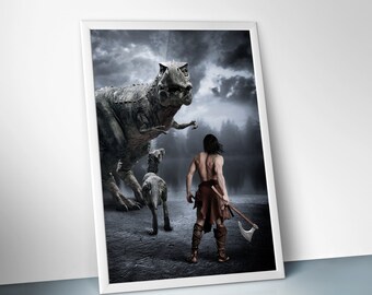 The Hunt : digital art, photo manipulation, poster print, 24" X 36", 16" X 24", 12" X 18", 8" X 12"