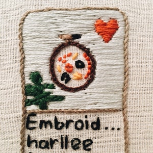 Embroidery hoop Etsy embroidery listing hand embroidered 4 wall hanging image 6