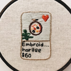 Embroidery hoop Etsy embroidery listing hand embroidered 4 wall hanging image 5