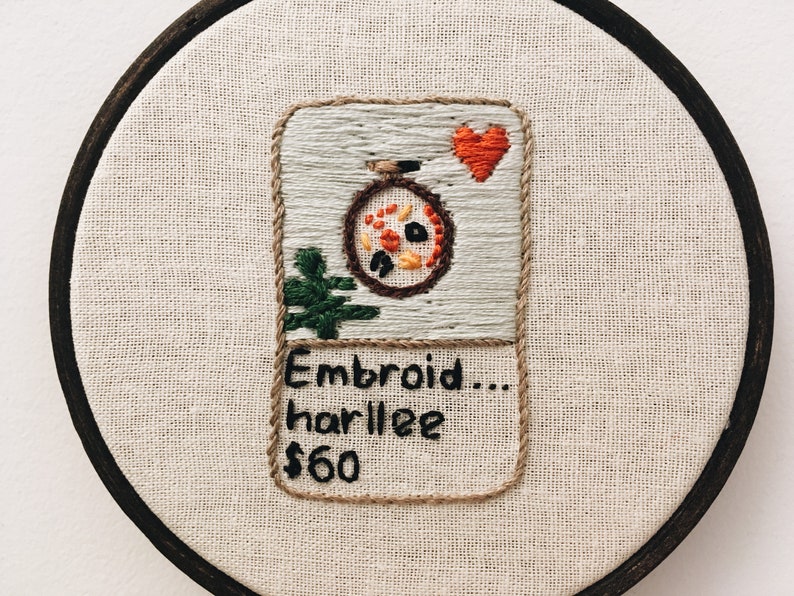 Embroidery hoop Etsy embroidery listing hand embroidered 4 wall hanging image 5