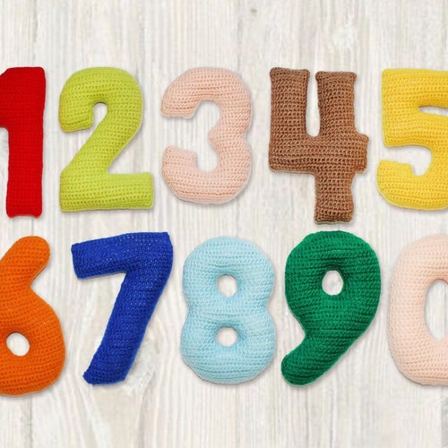 Crochet Numbers Pattern 09 Numbers Crochet Pattern Etsy UK