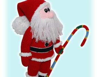 Crochet Pattern: Santa Claus, Father Christmas, Christmas Doll, Amigurumi Santa Claus, Amigurumi Father Christmas (English)