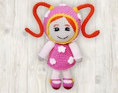 Crochet Doll Pattern, Milli Team Umizoomi Crochet Pattern, Team Umizoomi Girl Crochet Pattern, Team Umizoomi Character Crochet Pattern, PDF