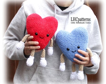 Crochet Pattern: Heart Seamless Amigurumi Toy, Heart Soft Toy, Crochet Heart, Valentine's Day Gift, Valentine's Day Heart (English)