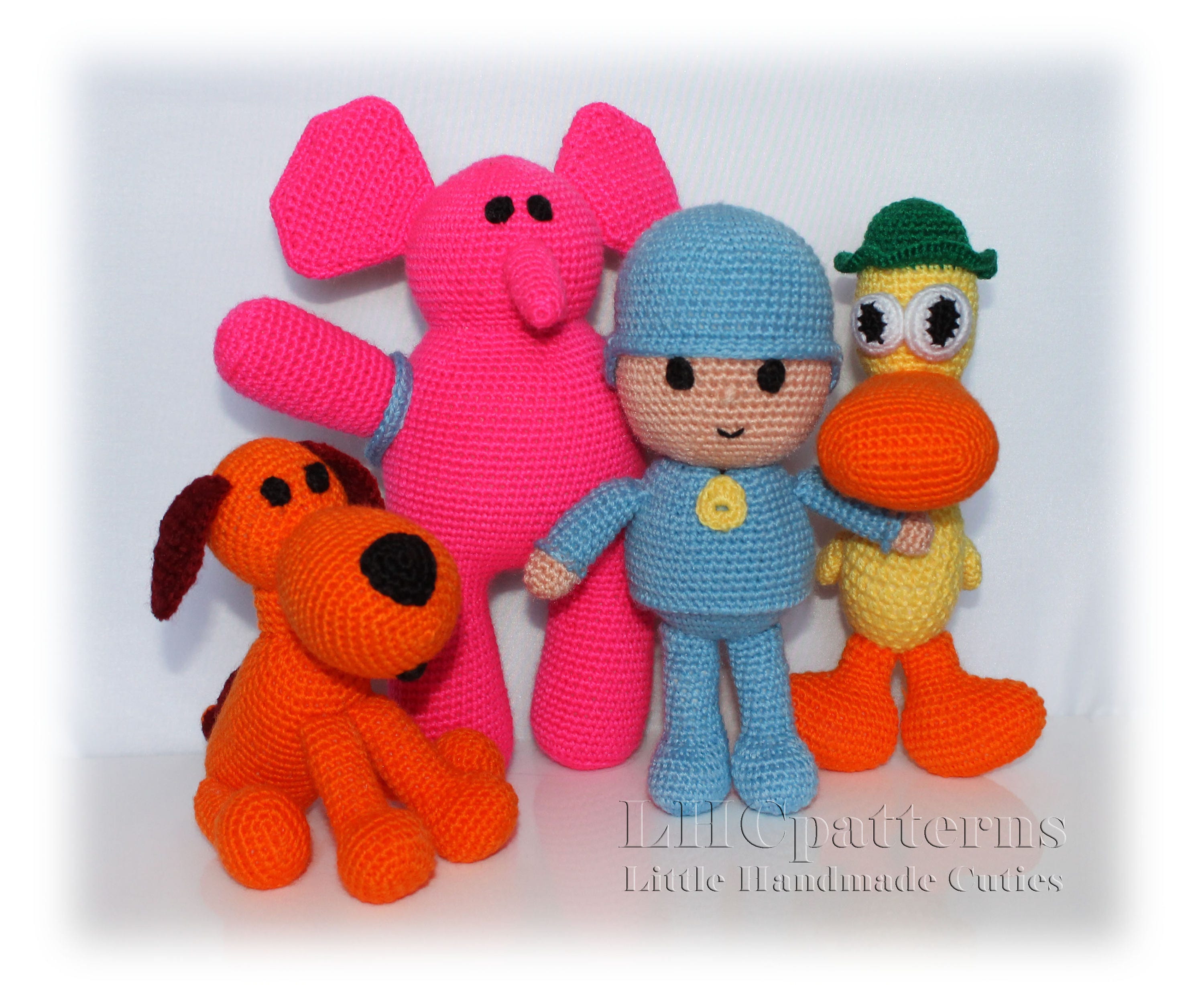 Pocoyo and Friends Crochet PDF Pattern Best Christmas il fullxfull csv6