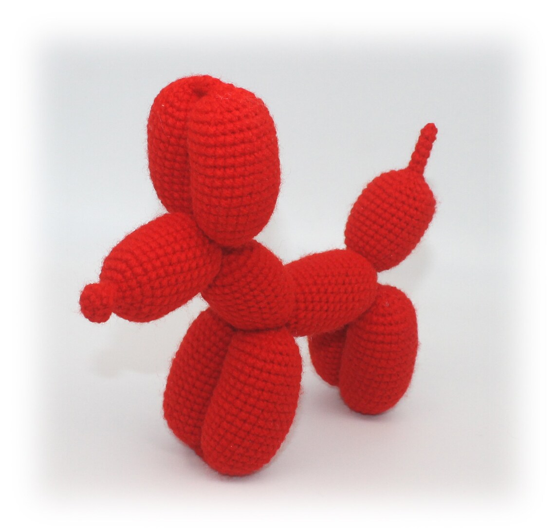 Balloon Dog Crochet Pattern Crochet Dog Pattern Crochet Etsy